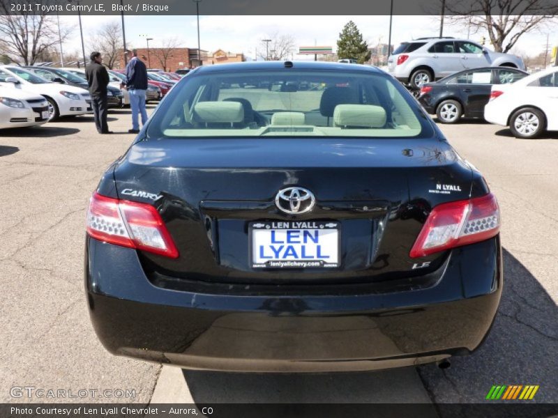 Black / Bisque 2011 Toyota Camry LE