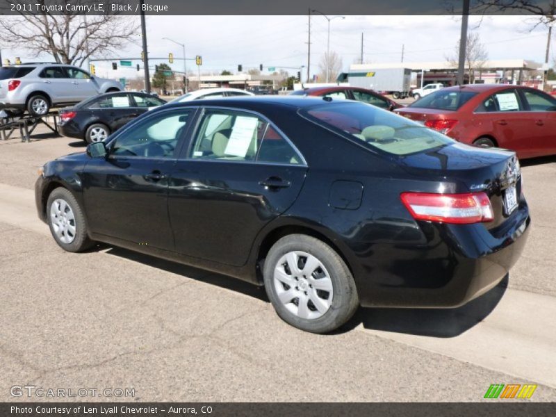 Black / Bisque 2011 Toyota Camry LE