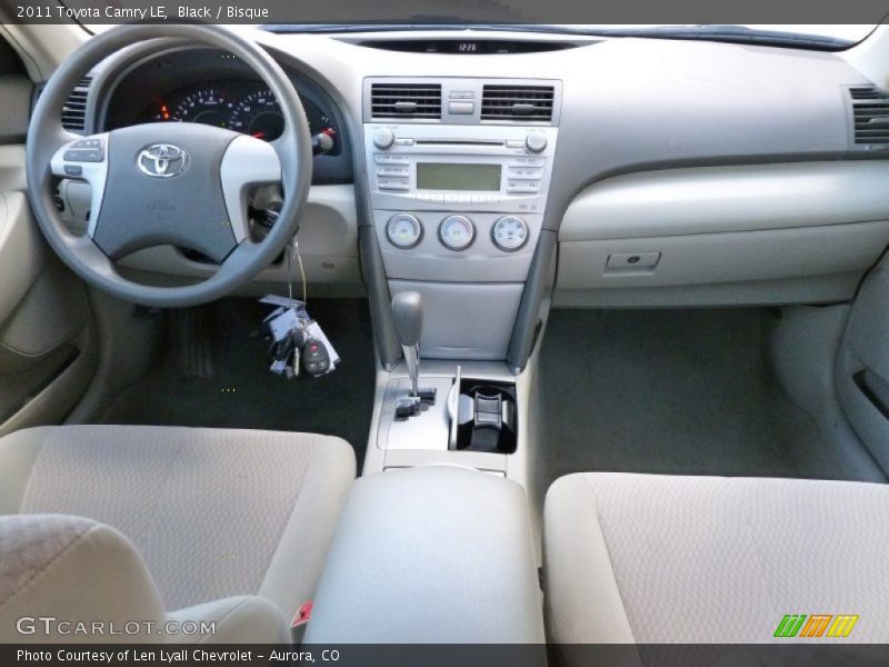 Black / Bisque 2011 Toyota Camry LE