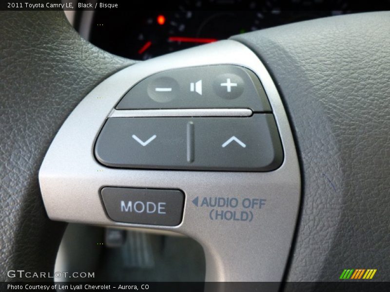 Black / Bisque 2011 Toyota Camry LE