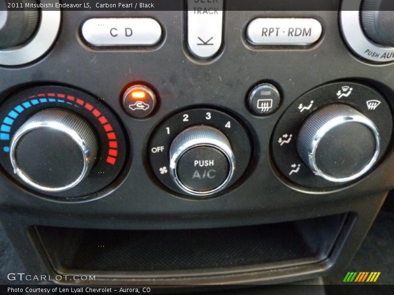 Controls of 2011 Endeavor LS
