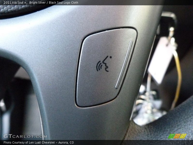 Bright Silver / Black Soul Logo Cloth 2011 Kia Soul +