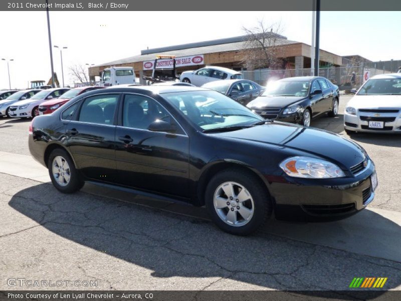 Black / Ebony 2011 Chevrolet Impala LS
