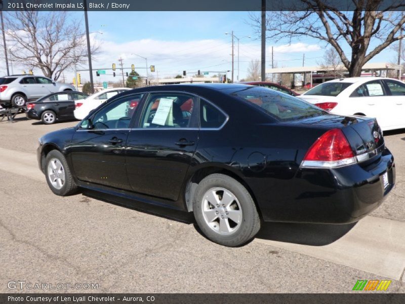 Black / Ebony 2011 Chevrolet Impala LS