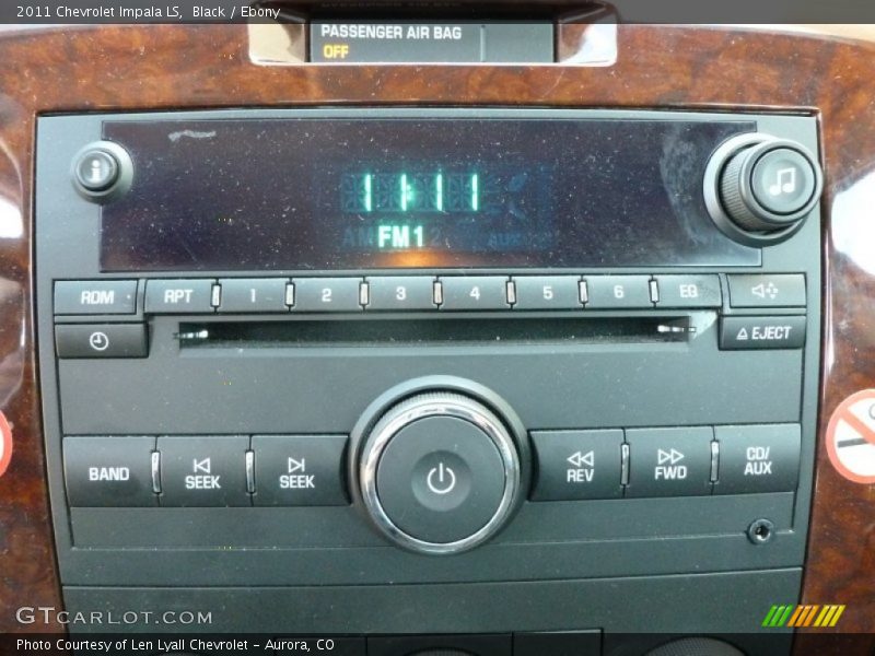 Black / Ebony 2011 Chevrolet Impala LS