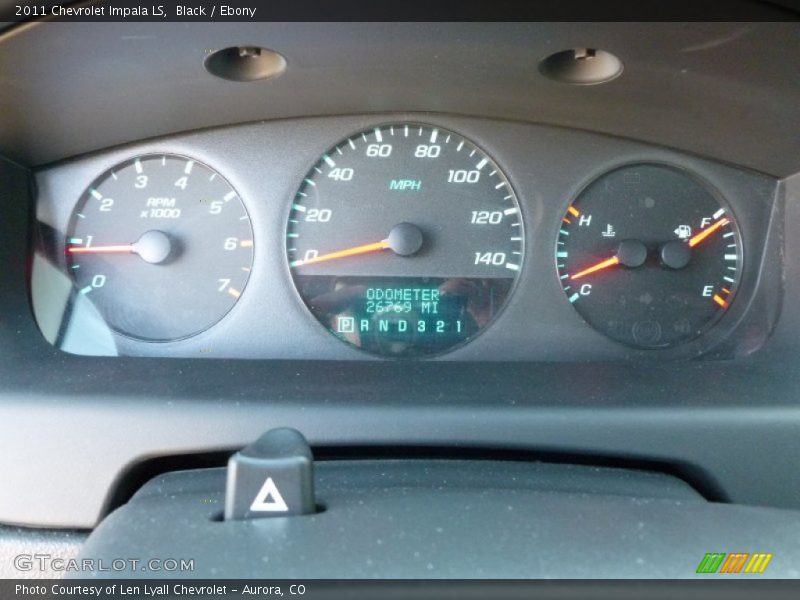 Black / Ebony 2011 Chevrolet Impala LS