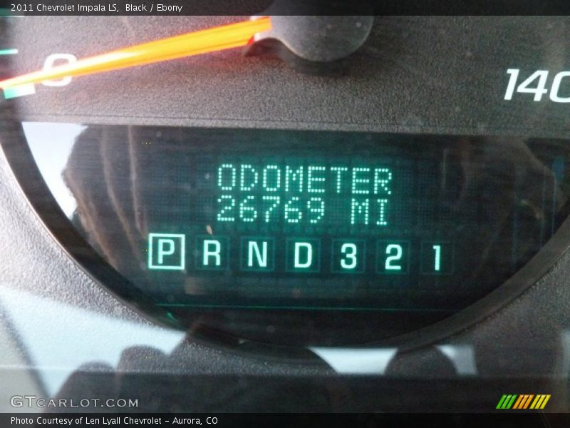 Black / Ebony 2011 Chevrolet Impala LS