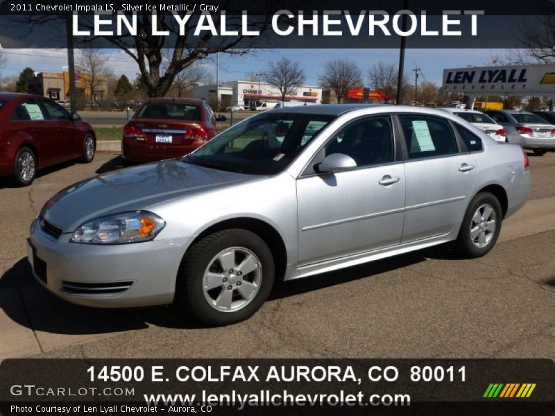 Silver Ice Metallic / Gray 2011 Chevrolet Impala LS