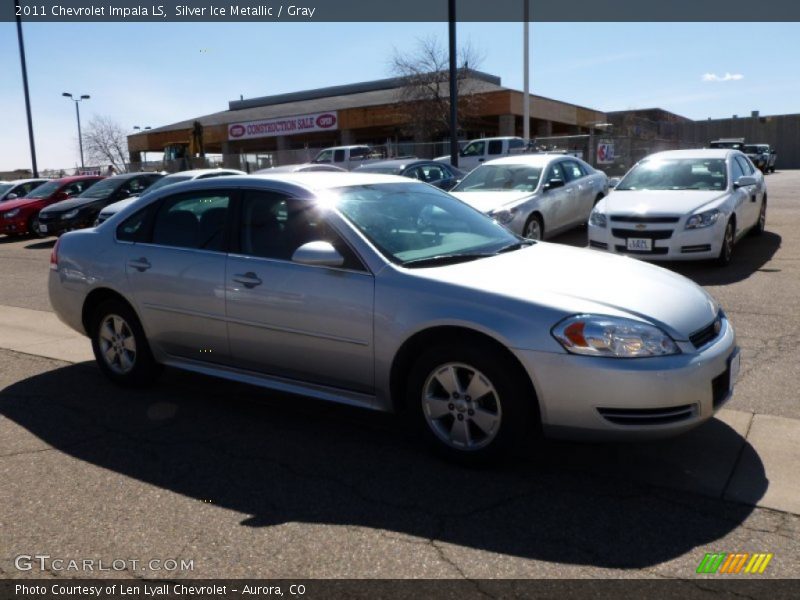 Silver Ice Metallic / Gray 2011 Chevrolet Impala LS