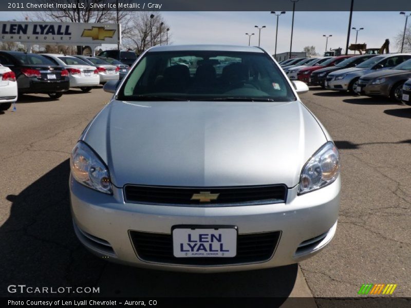 Silver Ice Metallic / Gray 2011 Chevrolet Impala LS