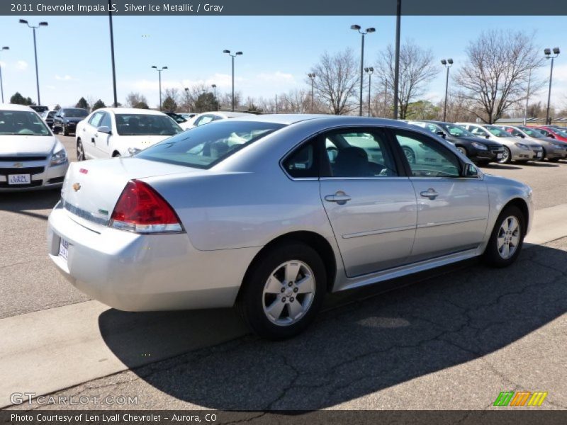 Silver Ice Metallic / Gray 2011 Chevrolet Impala LS