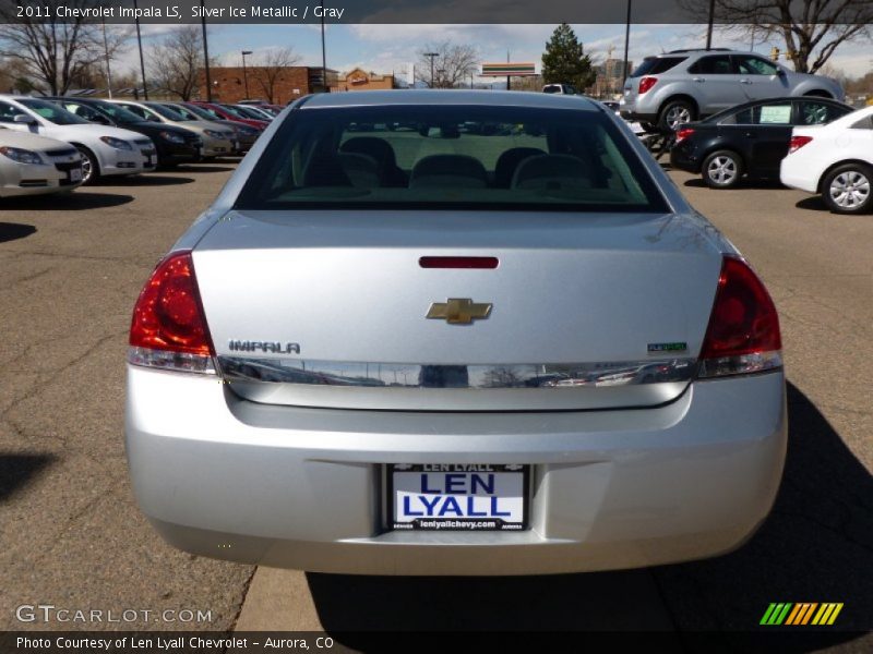 Silver Ice Metallic / Gray 2011 Chevrolet Impala LS