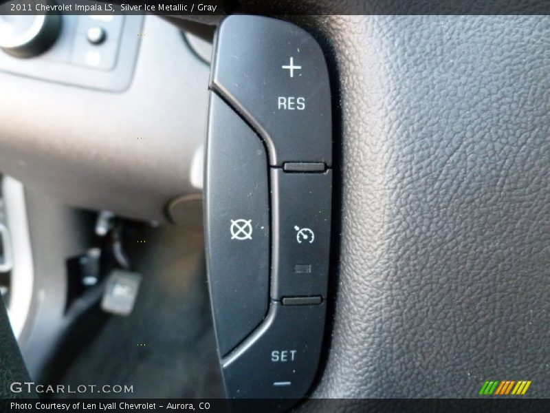 Silver Ice Metallic / Gray 2011 Chevrolet Impala LS