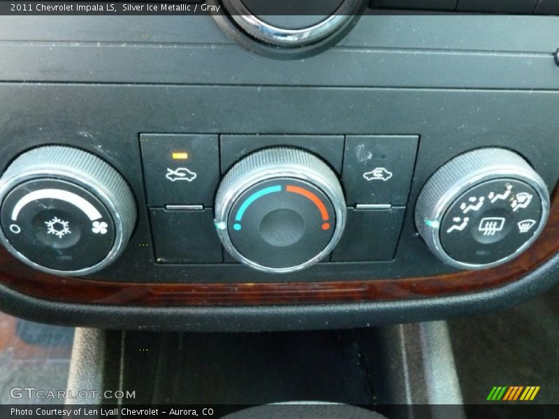 Silver Ice Metallic / Gray 2011 Chevrolet Impala LS