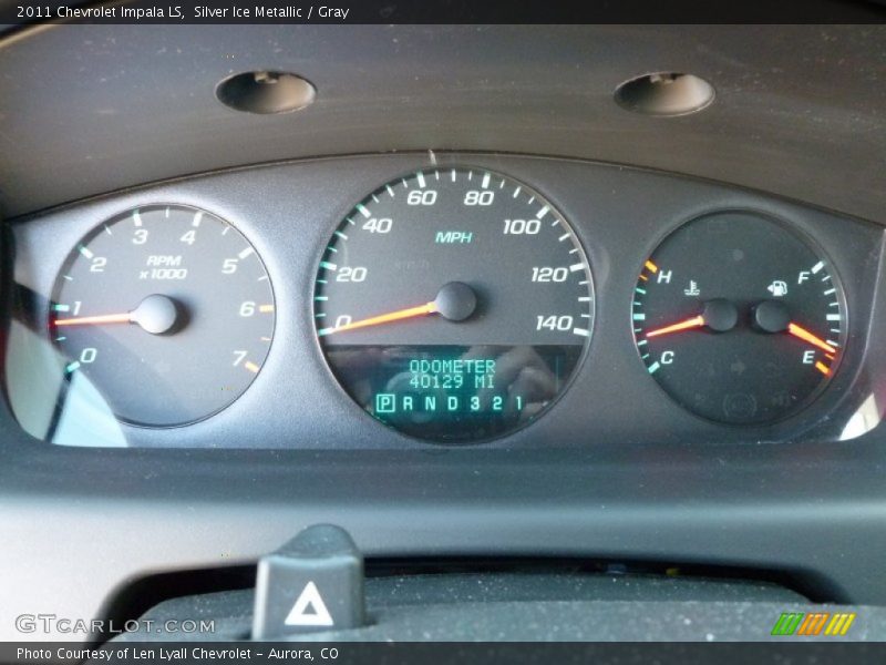 Silver Ice Metallic / Gray 2011 Chevrolet Impala LS