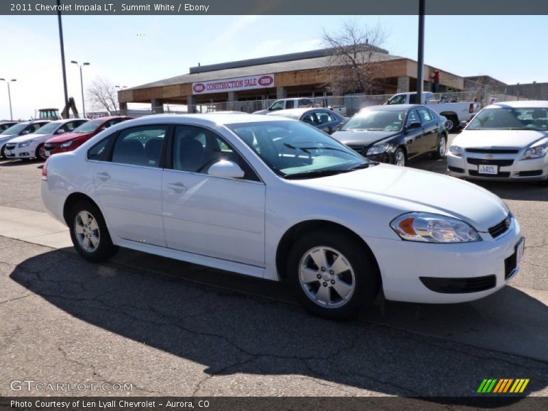 Summit White / Ebony 2011 Chevrolet Impala LT