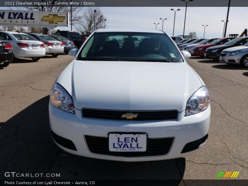 Summit White / Ebony 2011 Chevrolet Impala LT