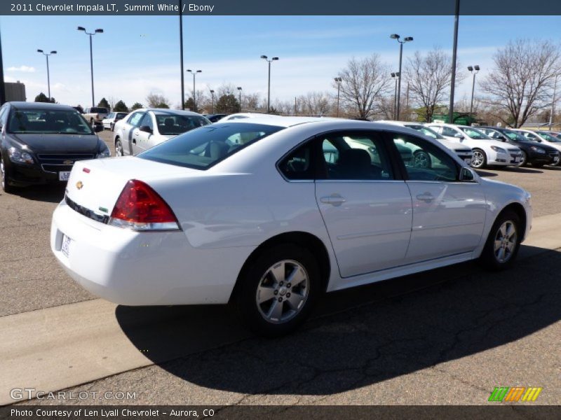 Summit White / Ebony 2011 Chevrolet Impala LT