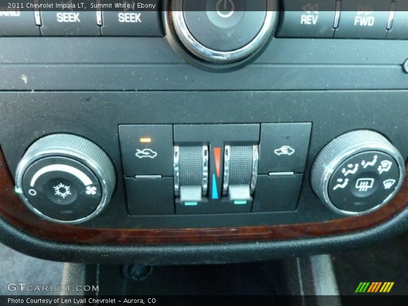 Summit White / Ebony 2011 Chevrolet Impala LT