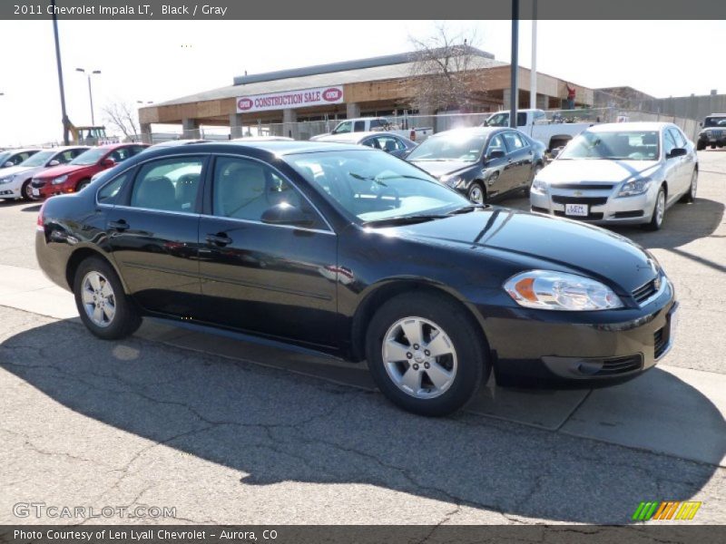 Black / Gray 2011 Chevrolet Impala LT
