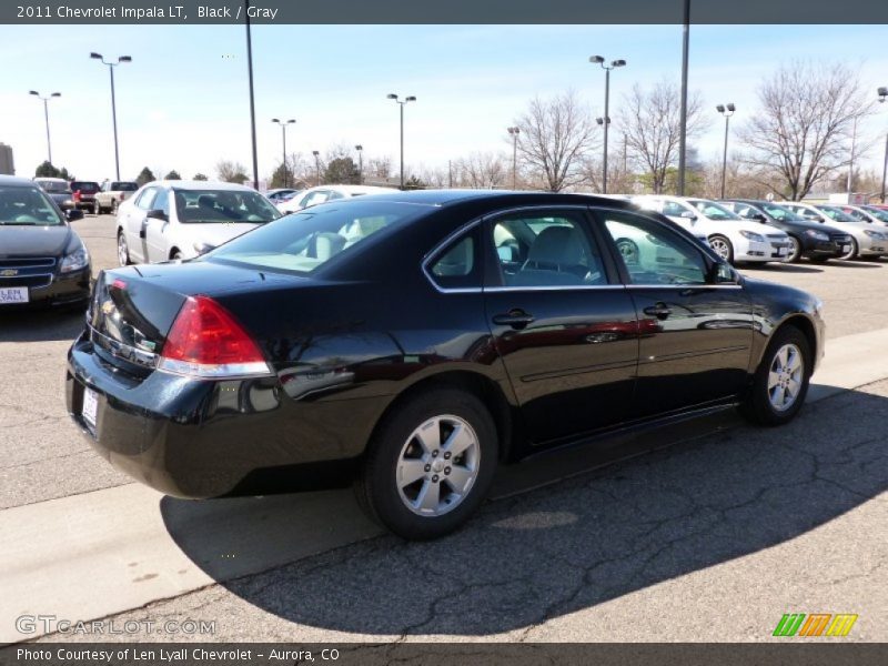 Black / Gray 2011 Chevrolet Impala LT