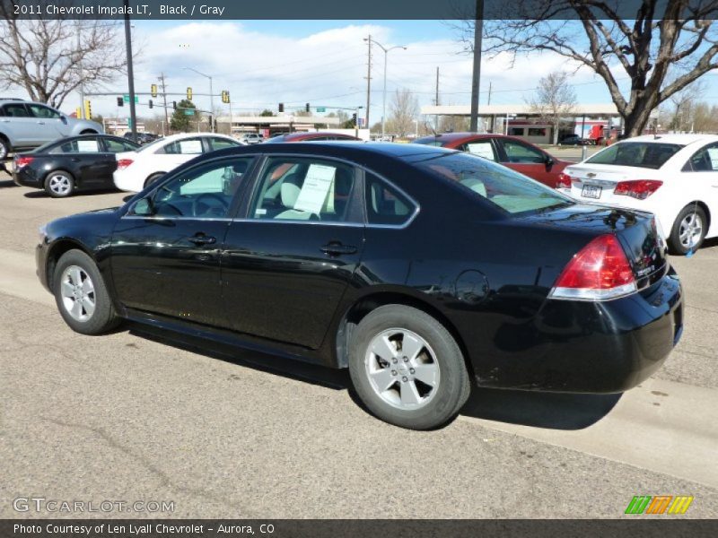 Black / Gray 2011 Chevrolet Impala LT