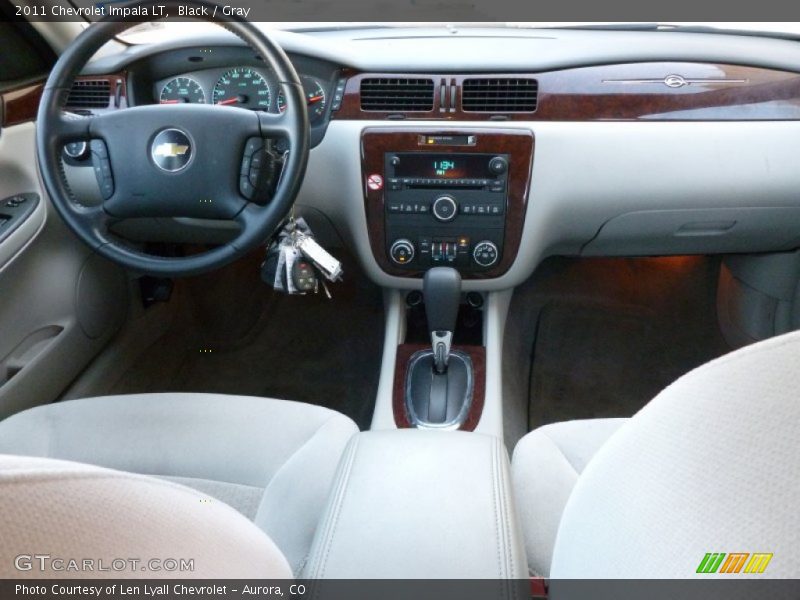 Black / Gray 2011 Chevrolet Impala LT