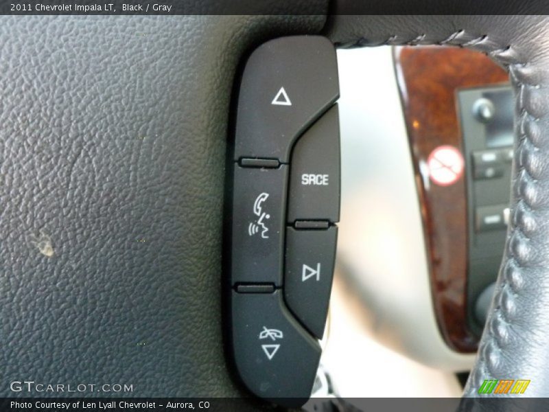 Black / Gray 2011 Chevrolet Impala LT