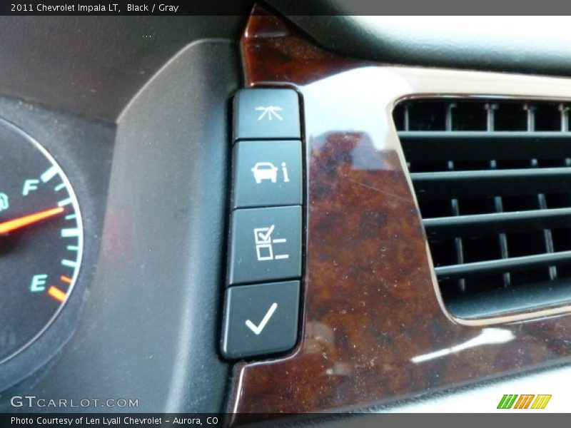 Black / Gray 2011 Chevrolet Impala LT
