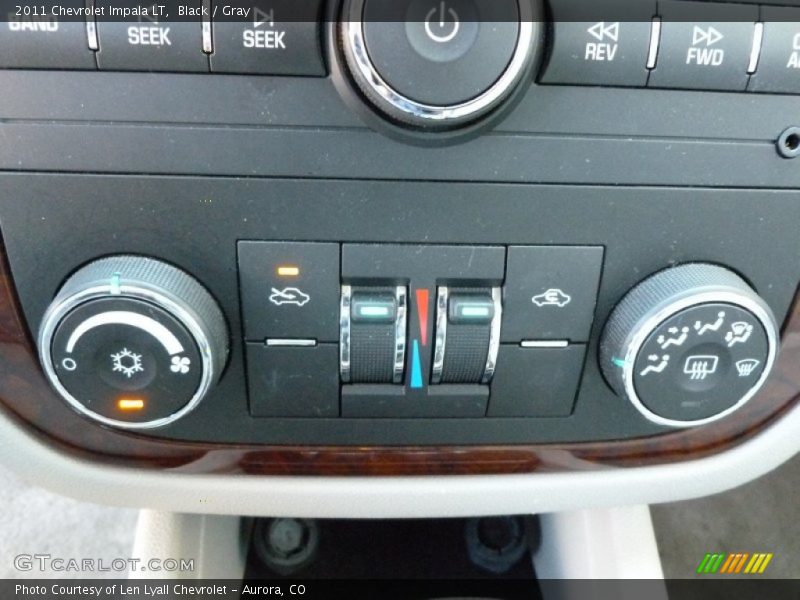 Black / Gray 2011 Chevrolet Impala LT