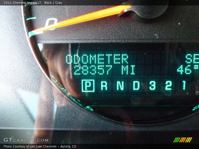 Black / Gray 2011 Chevrolet Impala LT