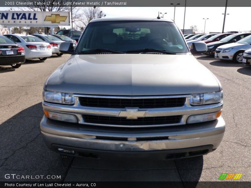 Light Pewter Metallic / Tan/Neutral 2003 Chevrolet Tahoe LT 4x4