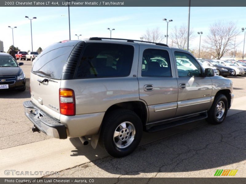 Light Pewter Metallic / Tan/Neutral 2003 Chevrolet Tahoe LT 4x4