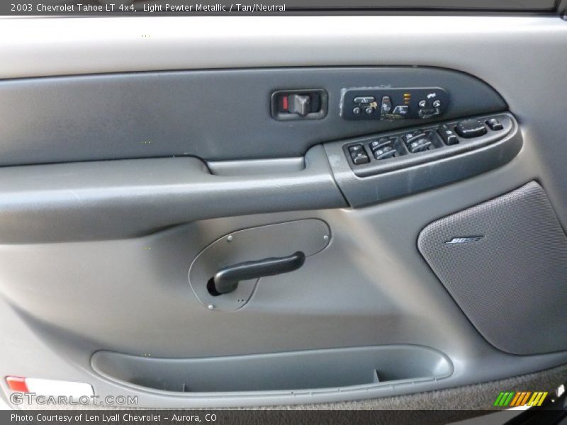 Light Pewter Metallic / Tan/Neutral 2003 Chevrolet Tahoe LT 4x4