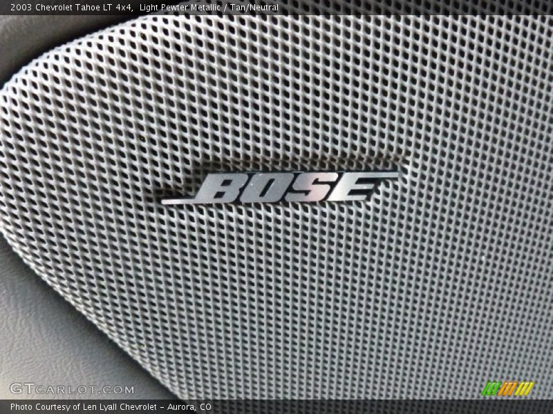 Light Pewter Metallic / Tan/Neutral 2003 Chevrolet Tahoe LT 4x4