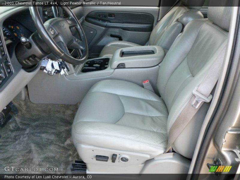 Light Pewter Metallic / Tan/Neutral 2003 Chevrolet Tahoe LT 4x4