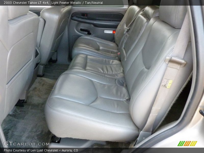 Light Pewter Metallic / Tan/Neutral 2003 Chevrolet Tahoe LT 4x4