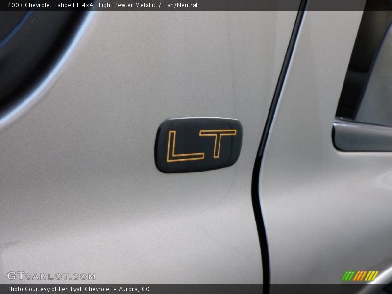 Light Pewter Metallic / Tan/Neutral 2003 Chevrolet Tahoe LT 4x4