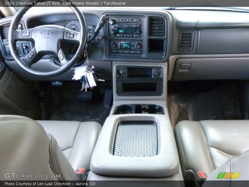 Light Pewter Metallic / Tan/Neutral 2003 Chevrolet Tahoe LT 4x4