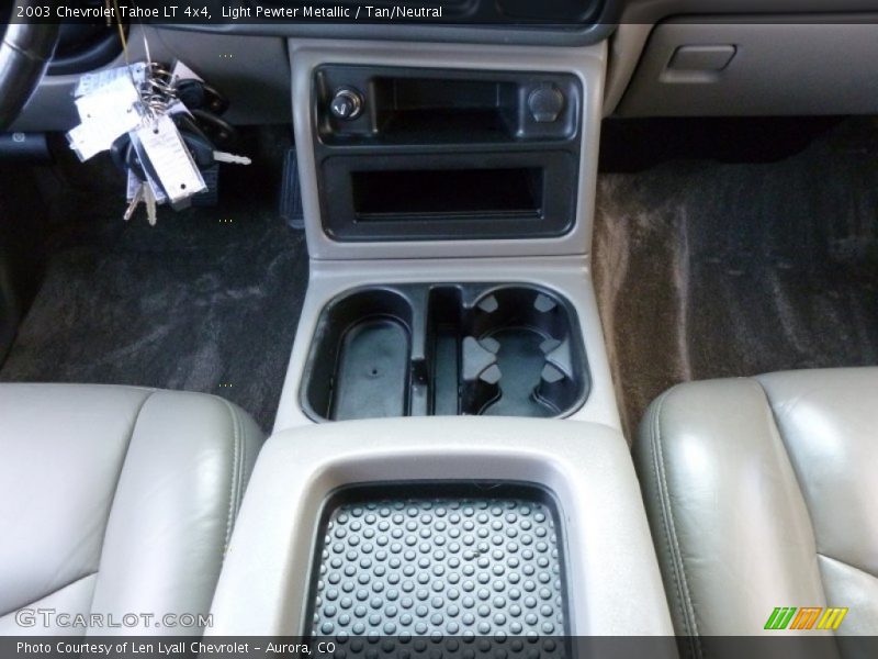 Light Pewter Metallic / Tan/Neutral 2003 Chevrolet Tahoe LT 4x4