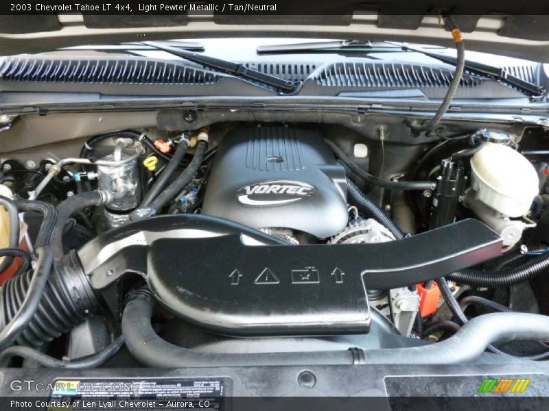 Light Pewter Metallic / Tan/Neutral 2003 Chevrolet Tahoe LT 4x4
