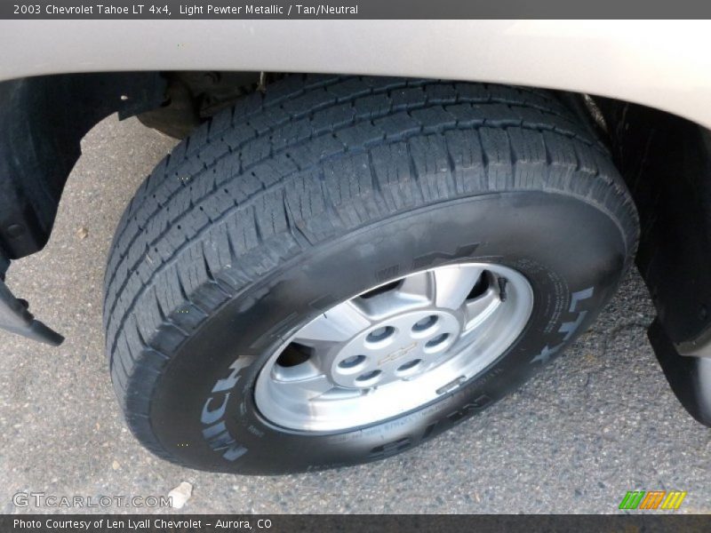 Light Pewter Metallic / Tan/Neutral 2003 Chevrolet Tahoe LT 4x4