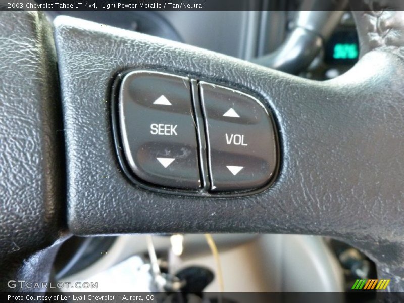Light Pewter Metallic / Tan/Neutral 2003 Chevrolet Tahoe LT 4x4
