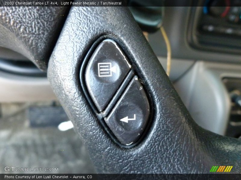 Light Pewter Metallic / Tan/Neutral 2003 Chevrolet Tahoe LT 4x4