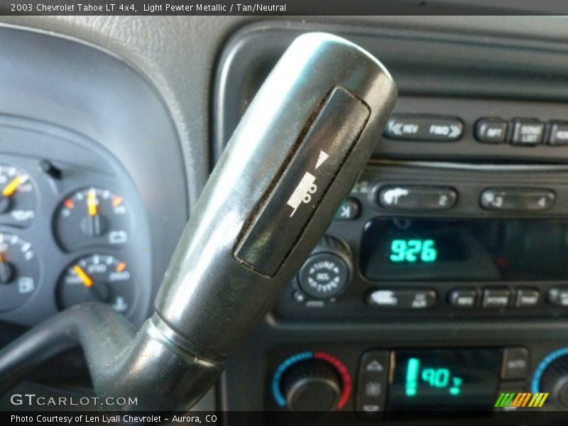 Light Pewter Metallic / Tan/Neutral 2003 Chevrolet Tahoe LT 4x4