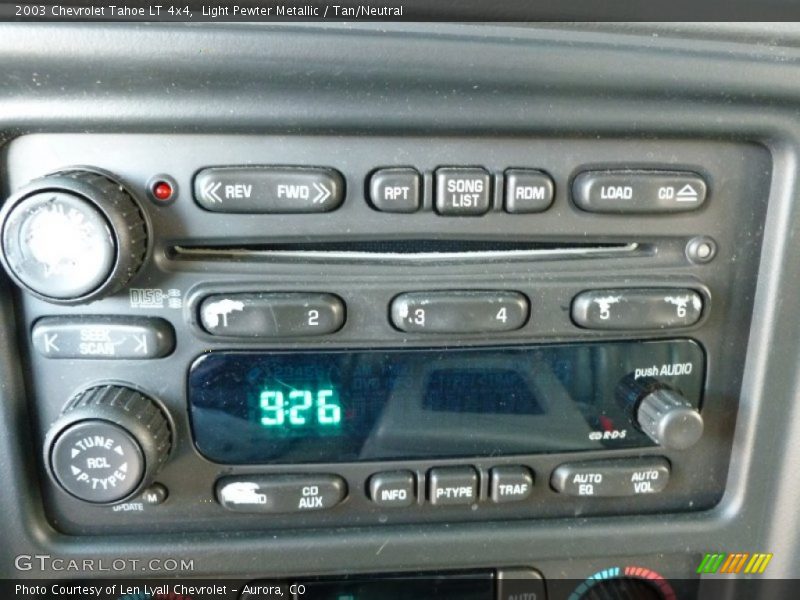 Light Pewter Metallic / Tan/Neutral 2003 Chevrolet Tahoe LT 4x4