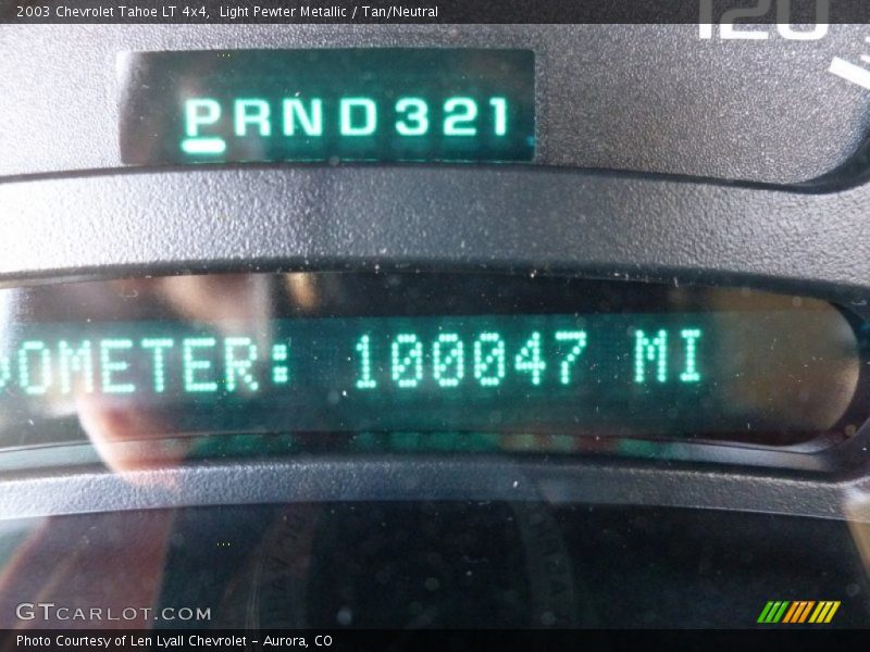 Light Pewter Metallic / Tan/Neutral 2003 Chevrolet Tahoe LT 4x4