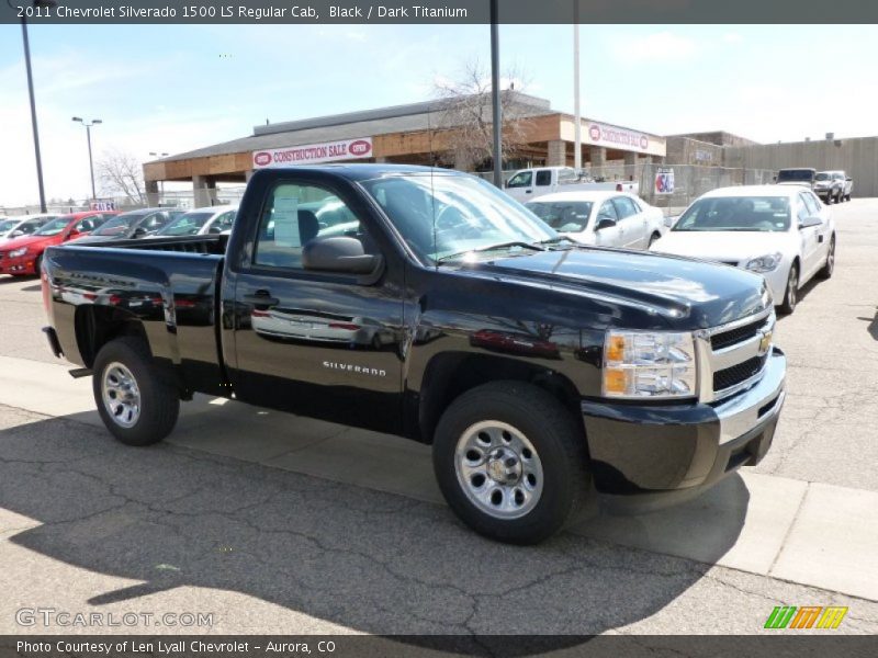 Black / Dark Titanium 2011 Chevrolet Silverado 1500 LS Regular Cab