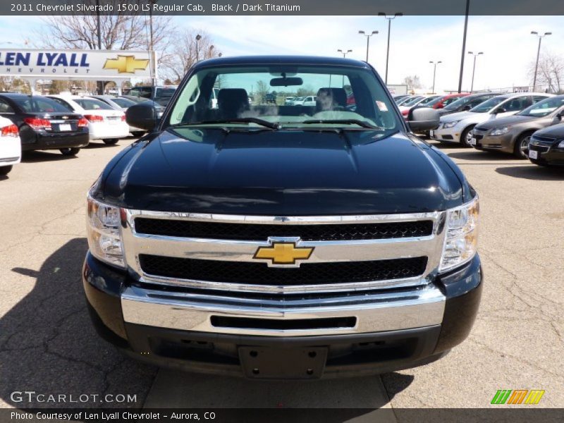Black / Dark Titanium 2011 Chevrolet Silverado 1500 LS Regular Cab