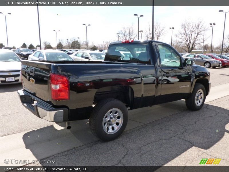 Black / Dark Titanium 2011 Chevrolet Silverado 1500 LS Regular Cab